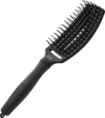 Olivia Garden Fingerbrush Double Medium Full Black