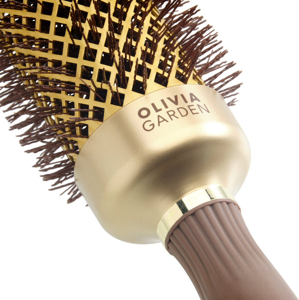 Olivia Garden Expert Blowout Speed Wavy Bristles Gold Brown 45 mm
