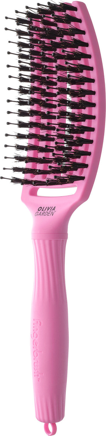 Olivia Garden Fingerbrush Combo Medium Think Pink Tokyo Pink