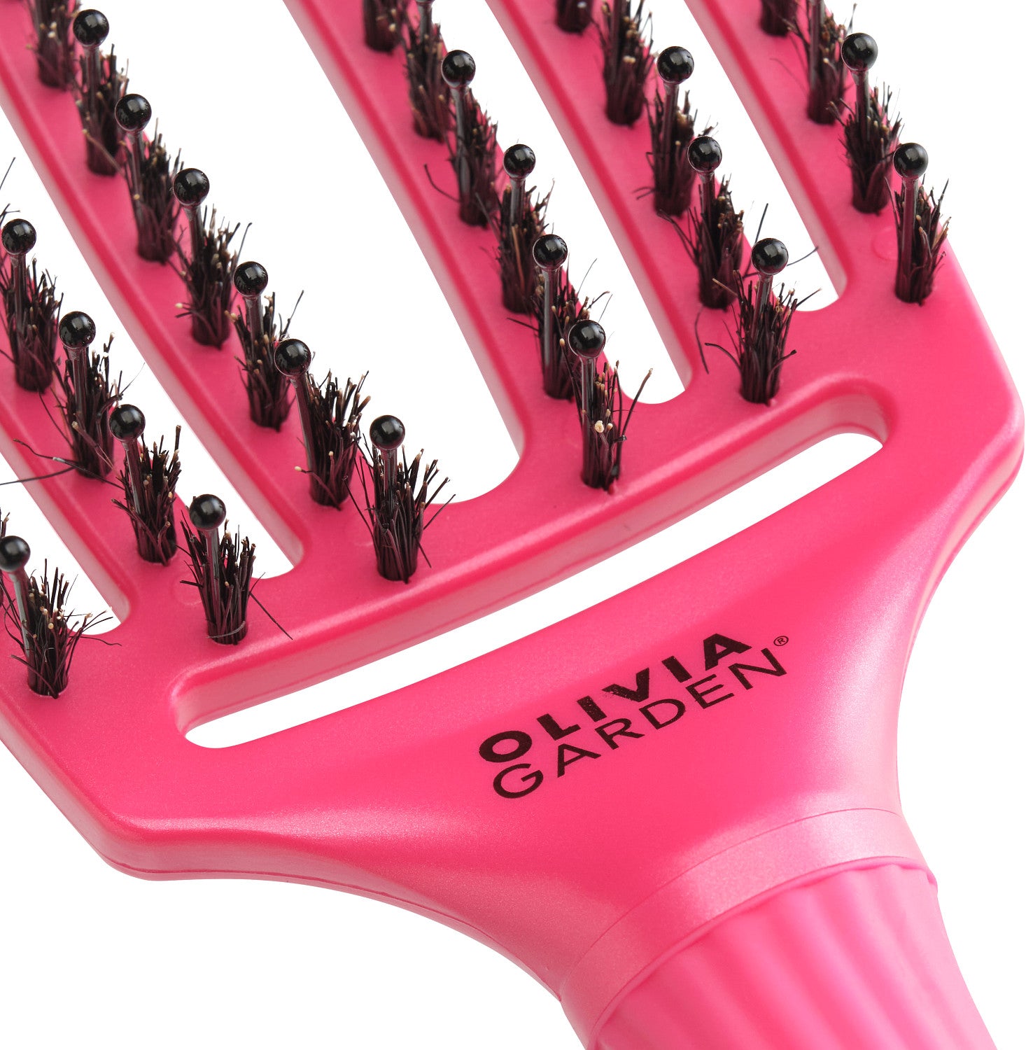 Olivia Garden Fingerbrush Combo Medium Rubis