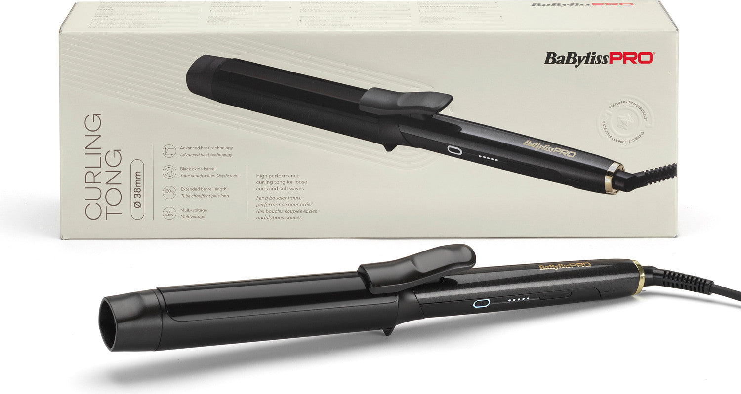 BaByliss PRO High Performance Curling Tong 38 mm