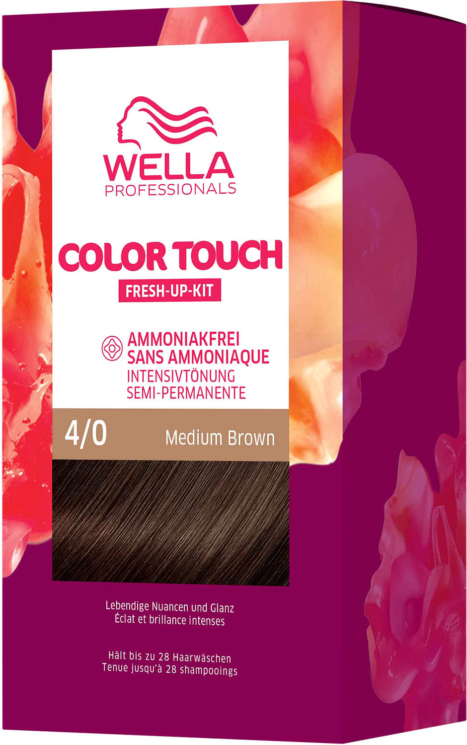 Wella Color Touch Fresh-Up-Kit 4/0 Medium Brown 130 ml / SKU CT-3488-40