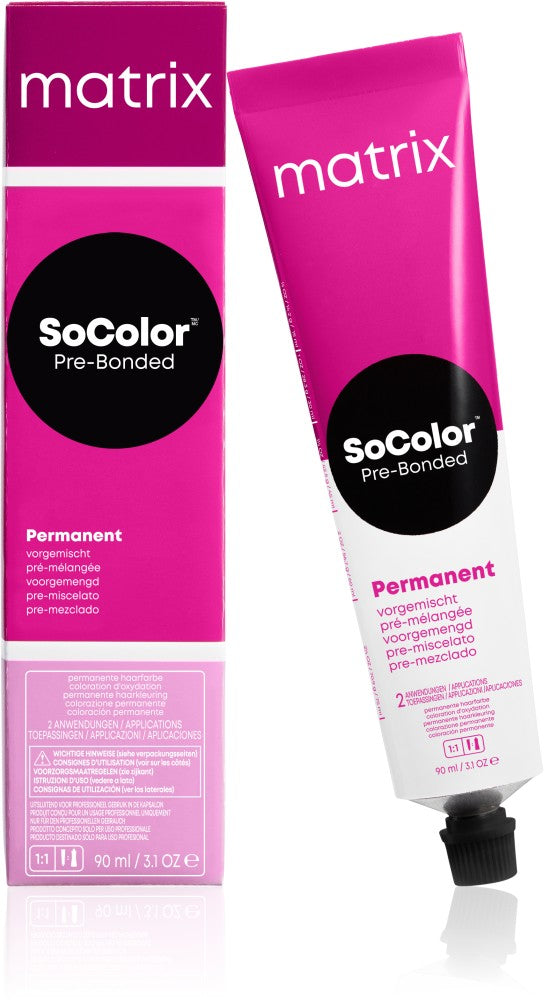 Matrix SoColor Pre Bonded 5AV hellbraun asch violett