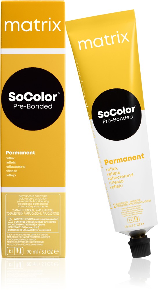 Matrix SoColor Pre Bonded 4VA mittelbraun violett asch