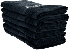 Loreal Handtuch Set mit Logo 6 Stück 49x86cm schwarz