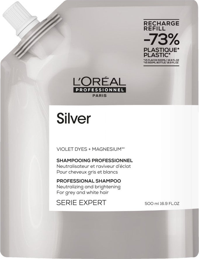 Loreal Silver Shampoo Refill 500 ml