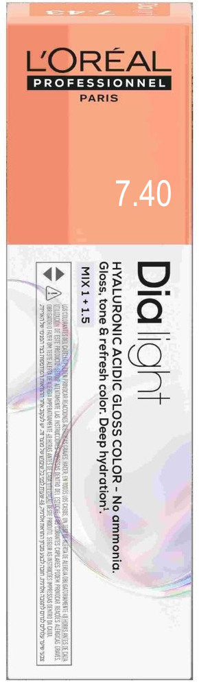 Loreal Dialight 7.40 Mittelblond Kupfer Intensiv