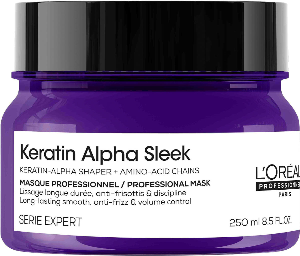 Loreal Keratin Alpha Sleek Maske 250 ml