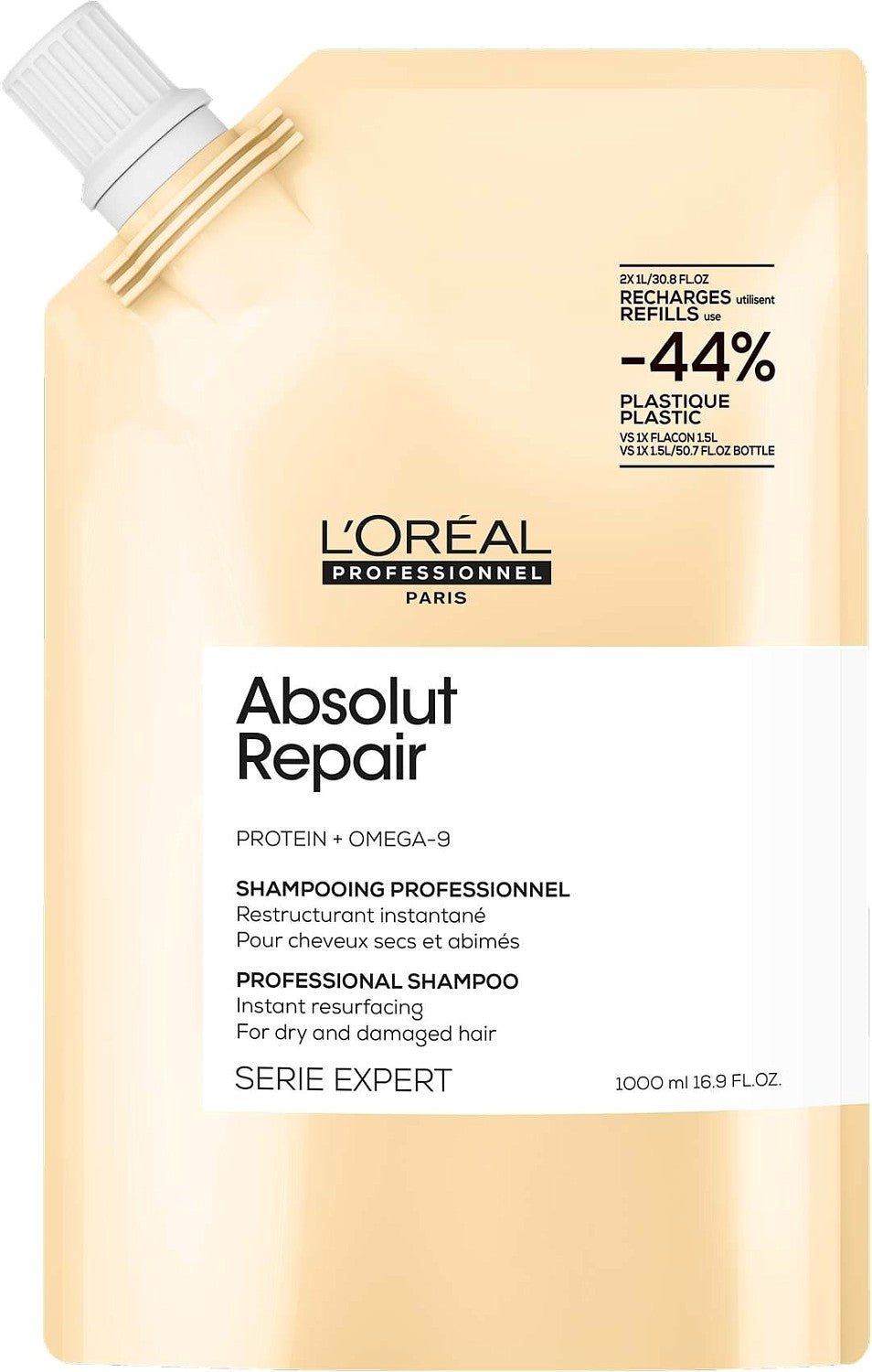Loreal Absolut Repair Shampoo Refill 1000 ml
