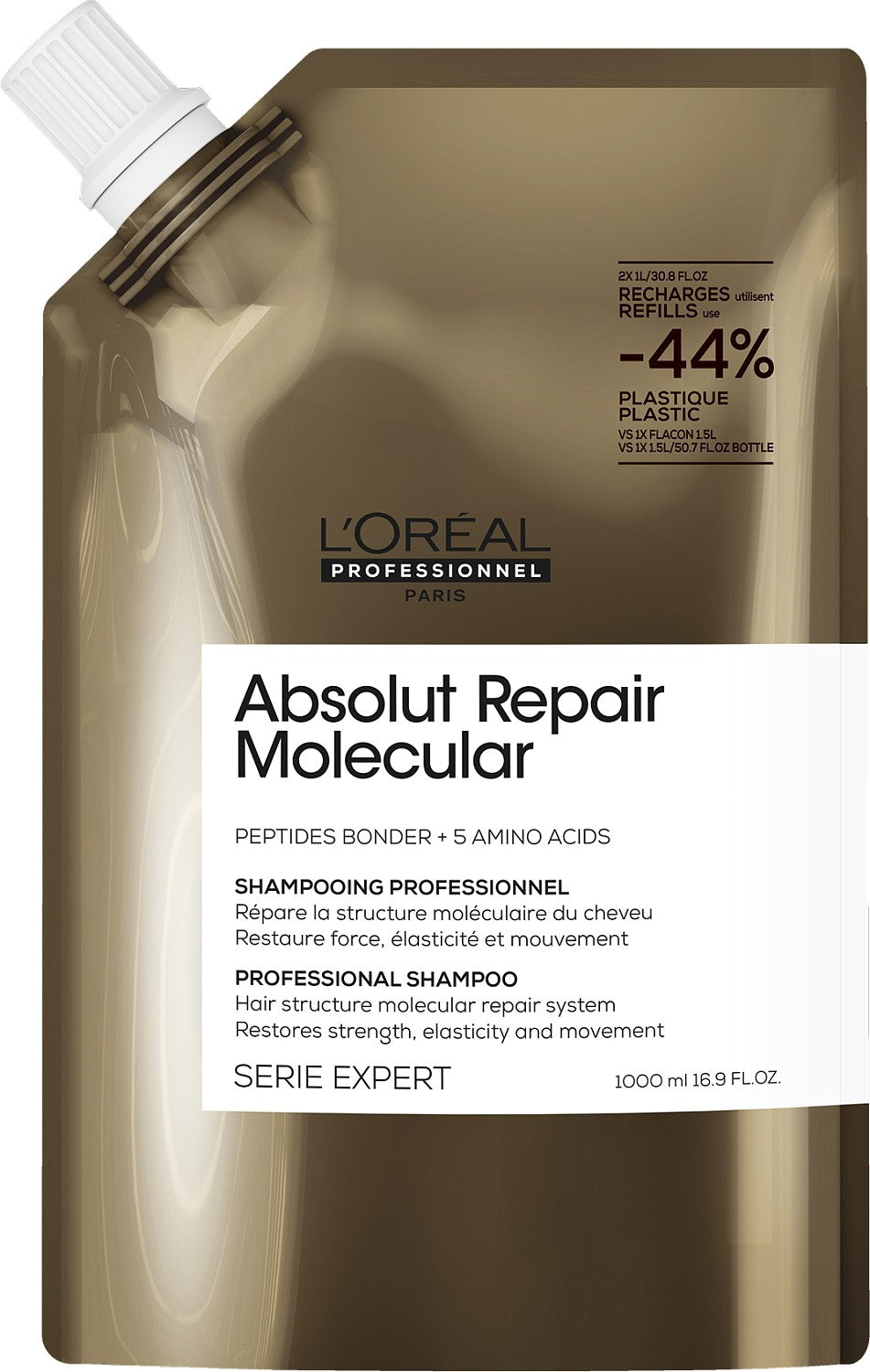 Loreal Absolut Repair Molecular Shampoo Refill 1000 ml