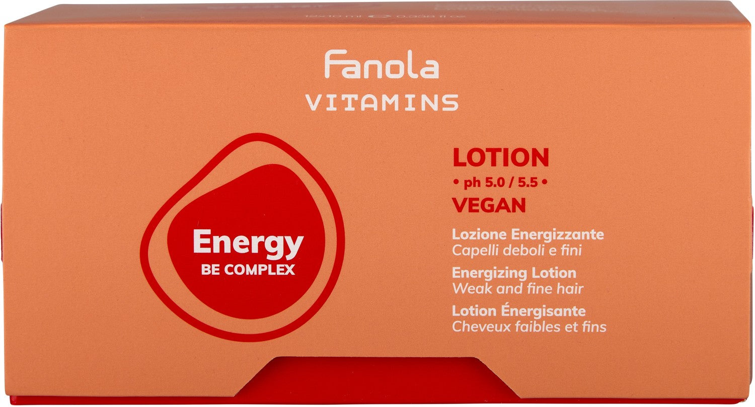 Fanola Vitamins Energy Energizing Lotion 12x10 ml