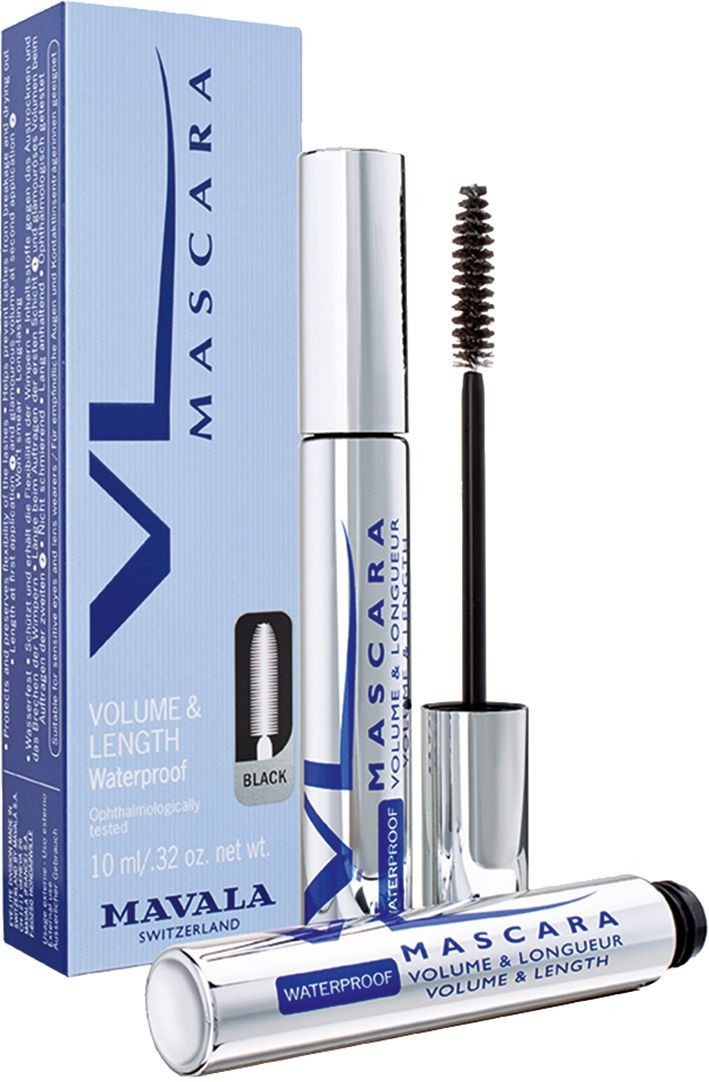 Mavala Waterproof VL Mascara Volumen & Length Schwarz 10 ml
