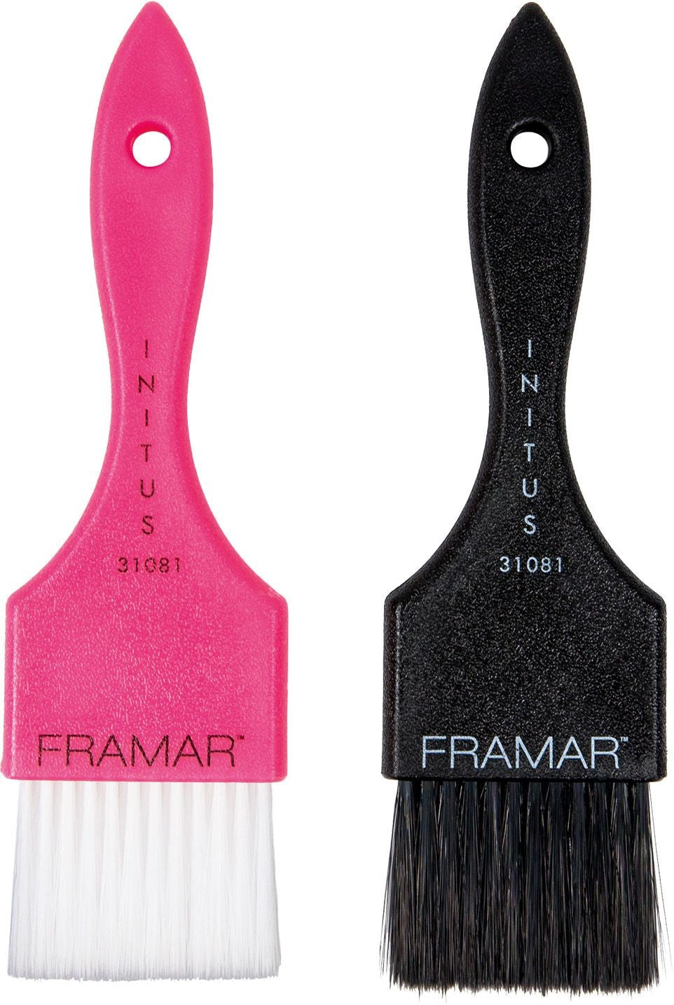 Framar Power Painter Hair Color Brush Black & Pink