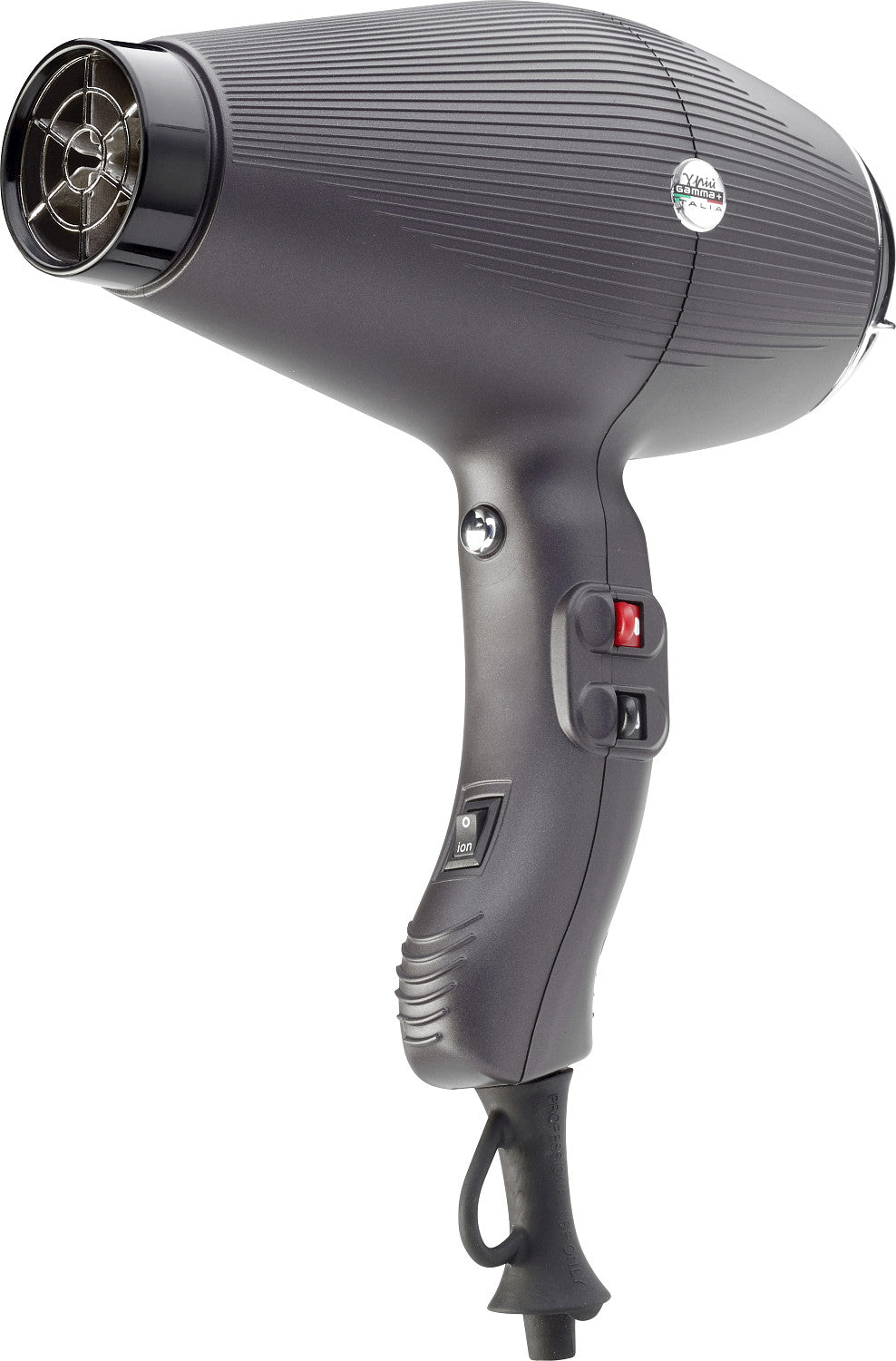 Gamma+ Aria Dual Ionic Varnished Graphite Black