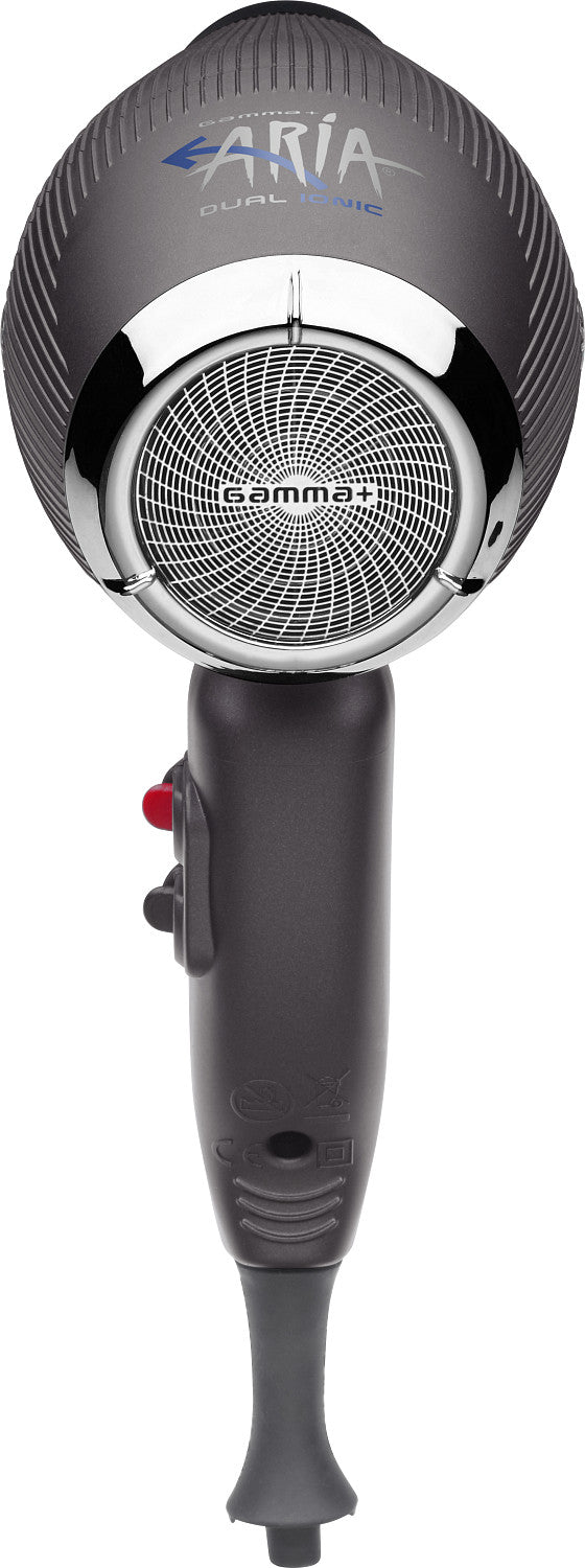 Gamma+ Aria Dual Ionic Varnished Graphite Black