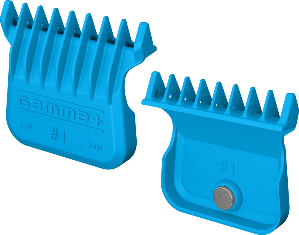 Gamma+ Magnetisches Aufsteckkammset Blau