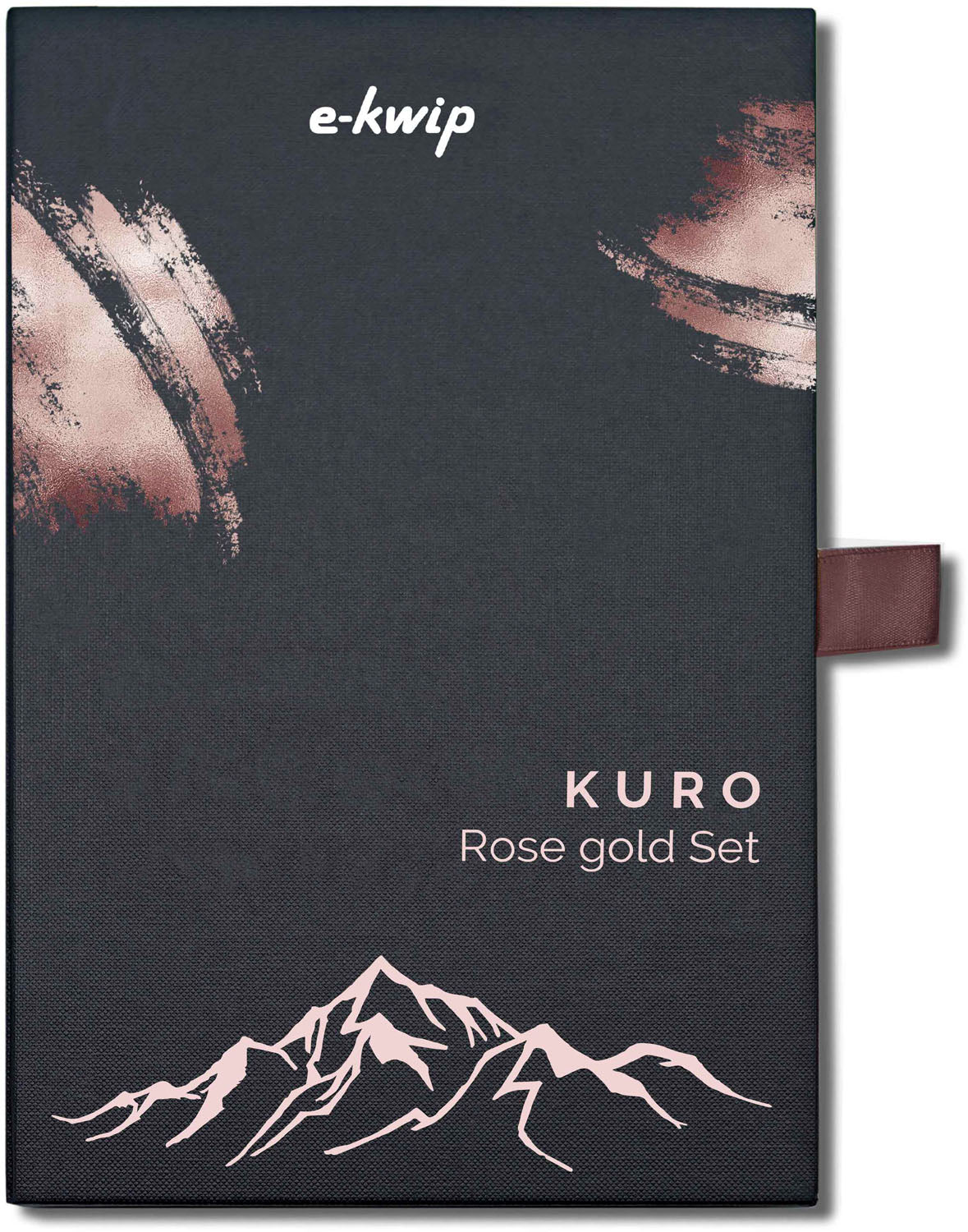 e kwip Kuro Set Rosegold KU 55 & KU 40