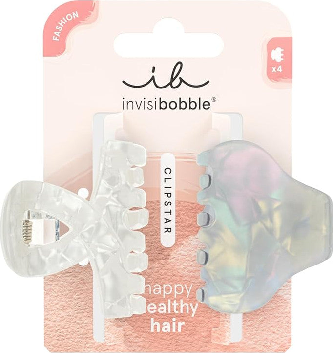 invisibobble Clipstar M Pearly Frost / SKU IB-CLW-PA-127