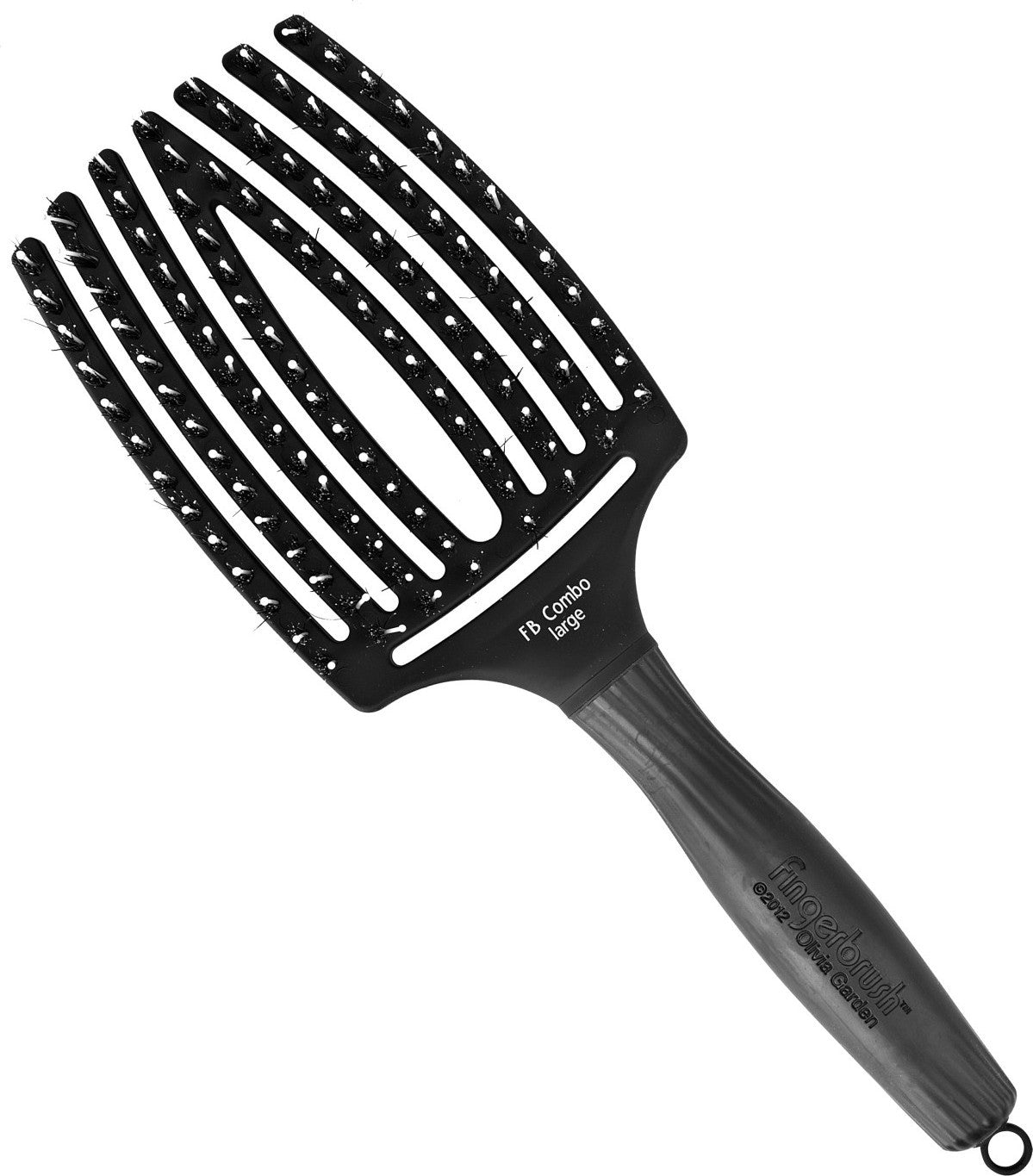 Olivia Garden Fingerbrush Combo Large Full Black