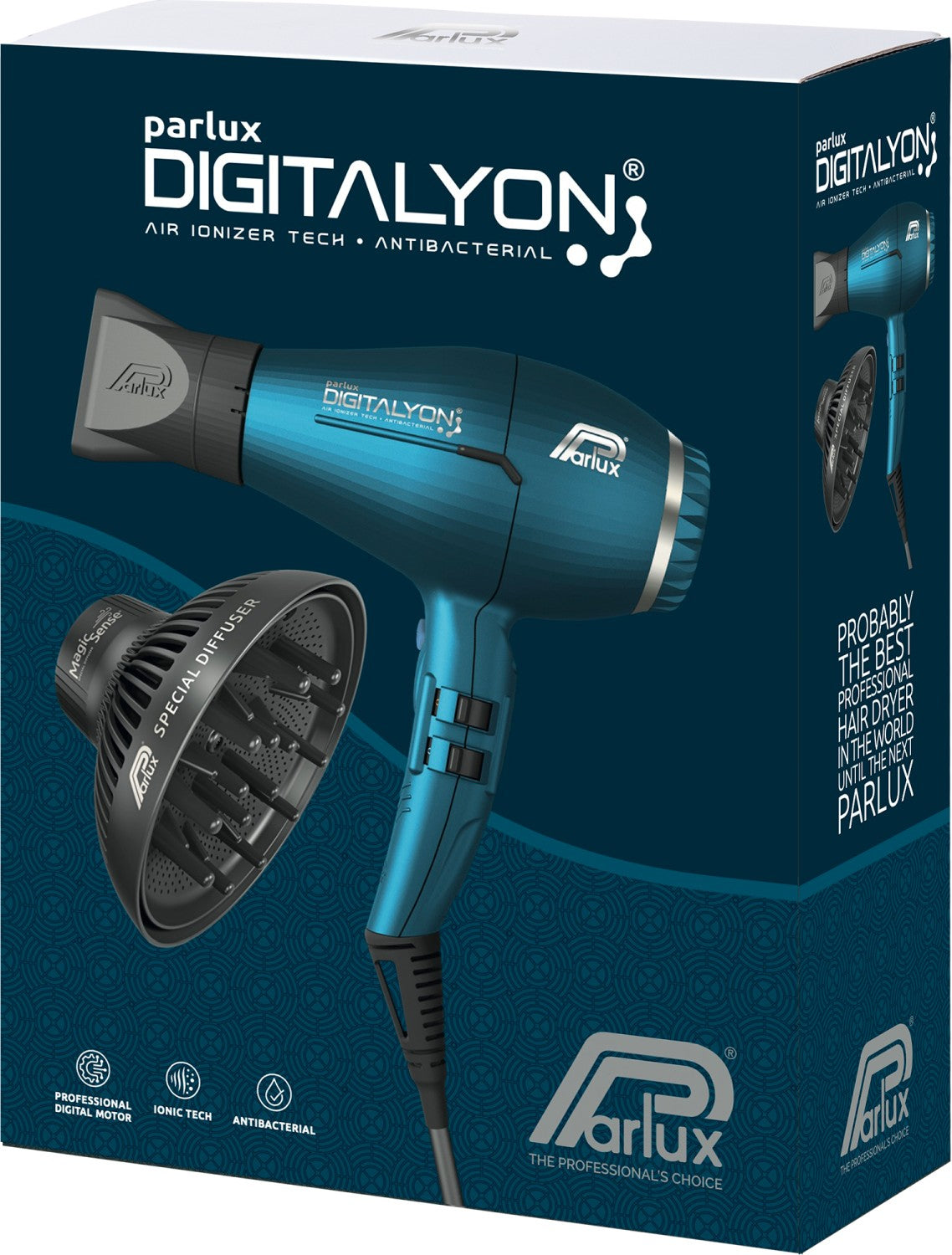 Parlux Digitalyon Blau mit MagicSense