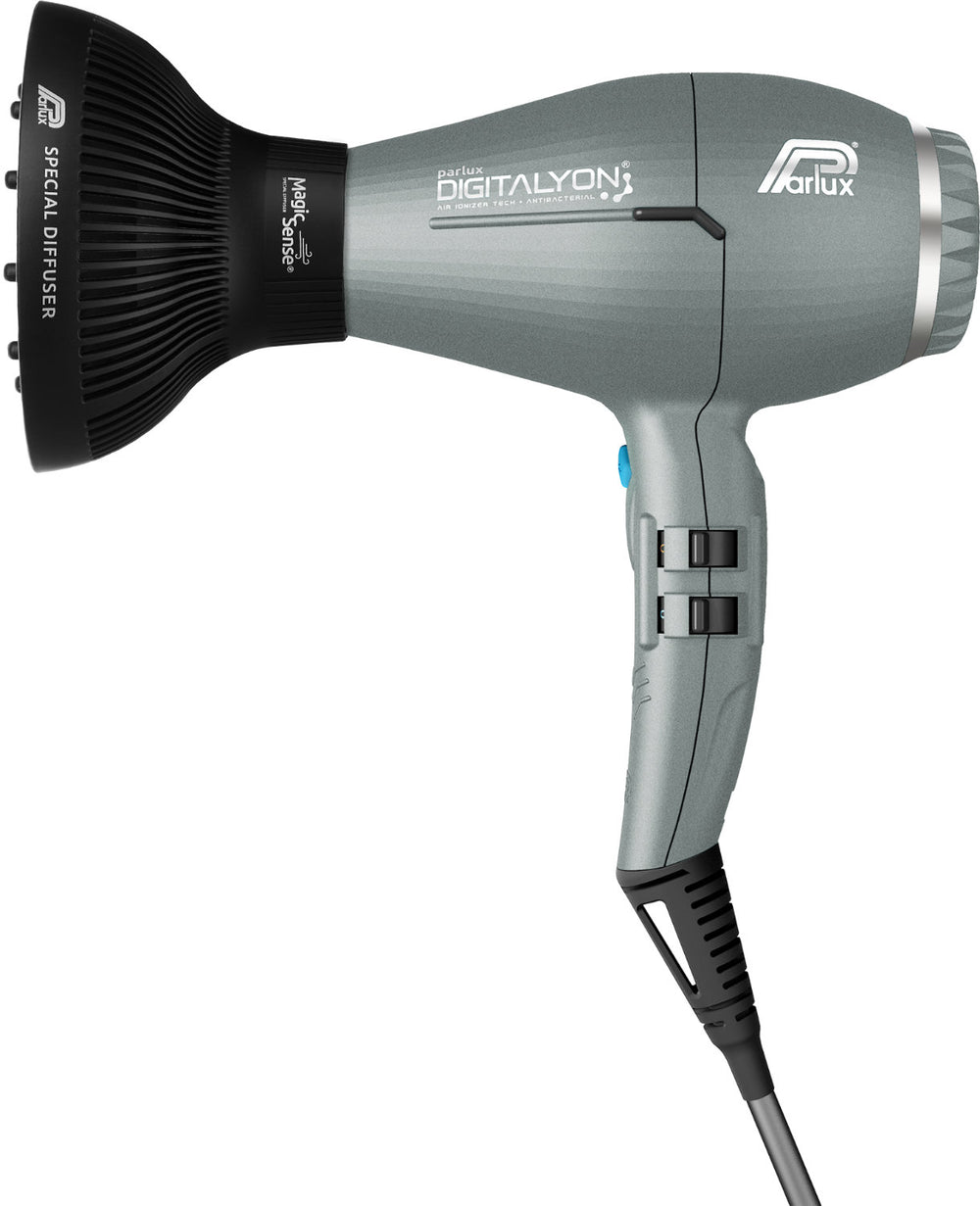 Parlux Digitalyon Glitter Grau mit Magic Sense Diffuser