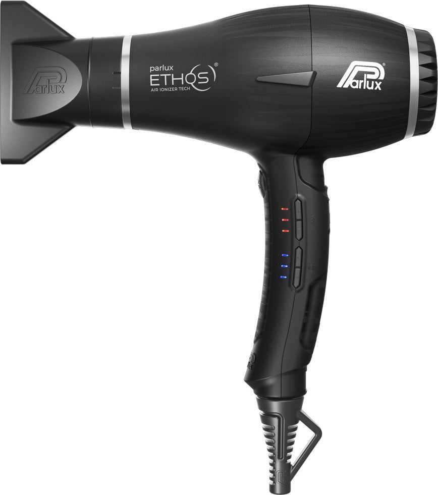 Parlux Ethos Schwarz mit Softstyler Magic Sense