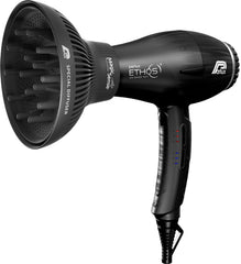 Parlux Ethos Schwarz mit Softstyler Magic Sense