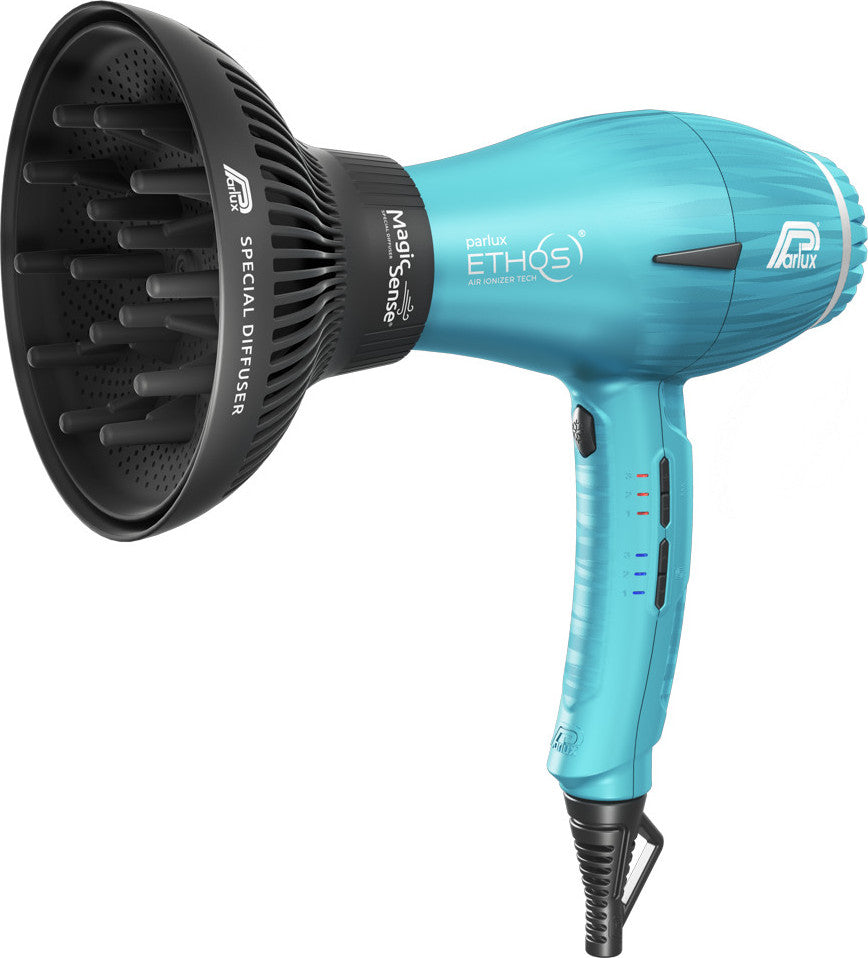 Parlux Ethos Blau mit Softstyler Magic Sense