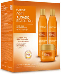 Kativa Post Set 3 zur Anwengung nach der Keratin Haarglättung