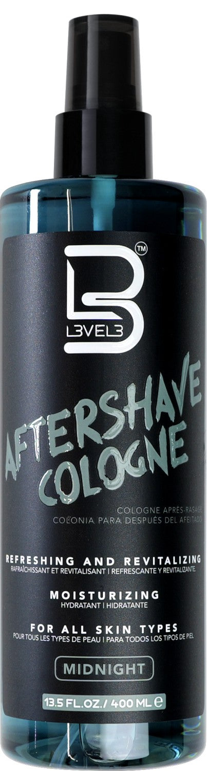 L3VEL3 Aftershave Cologne Midnight 400 ml
