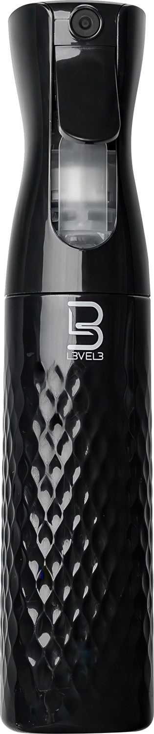 L3VEL3 Beveled Spray Bottle Schwarz