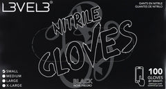 L3VEL3 Nitrilhandschuhe Small Black