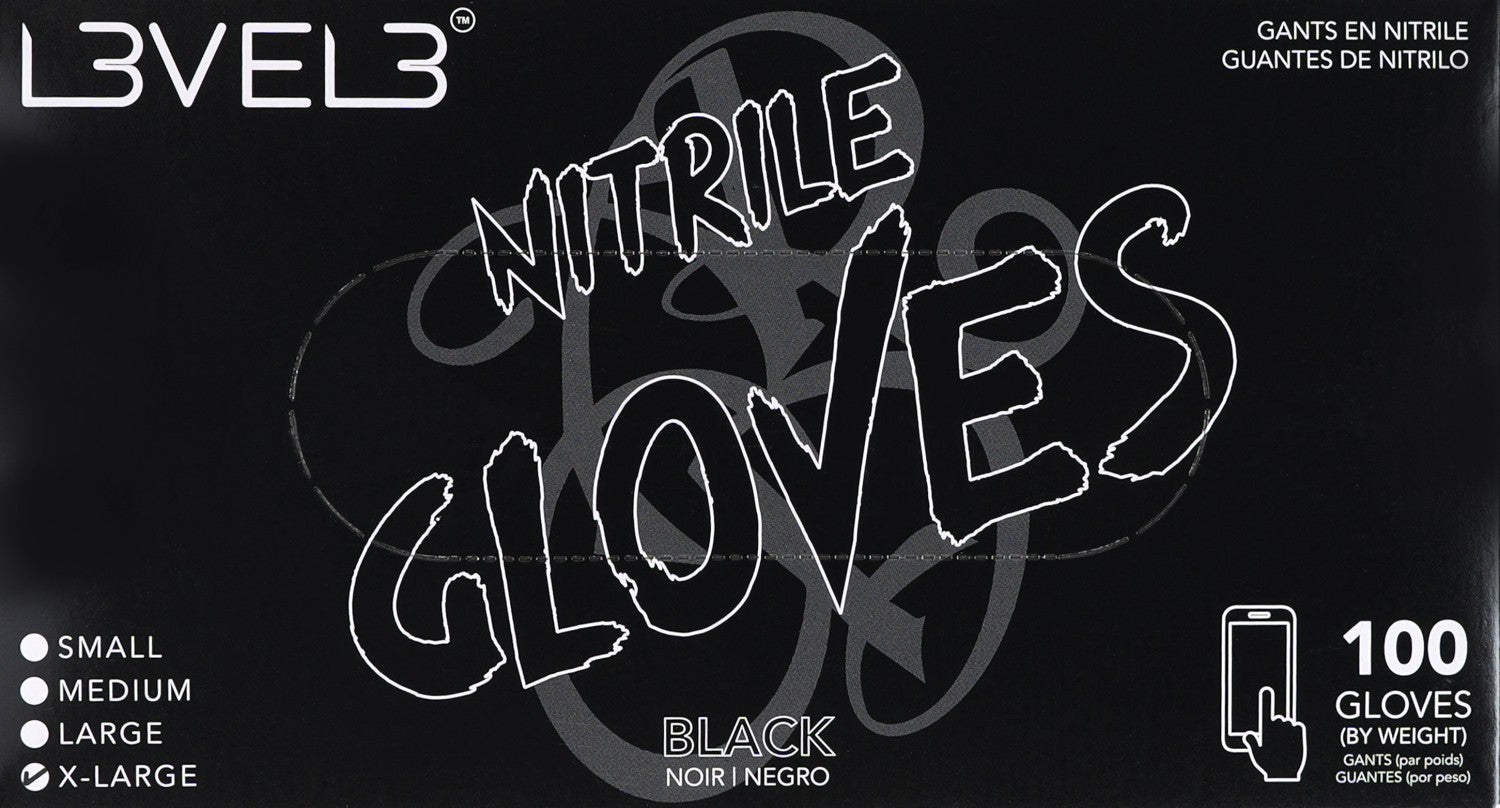 L3VEL3 Nitrilhandschuhe XL Black