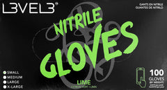 L3VEL3 Nitrilhandschuhe Small Lime