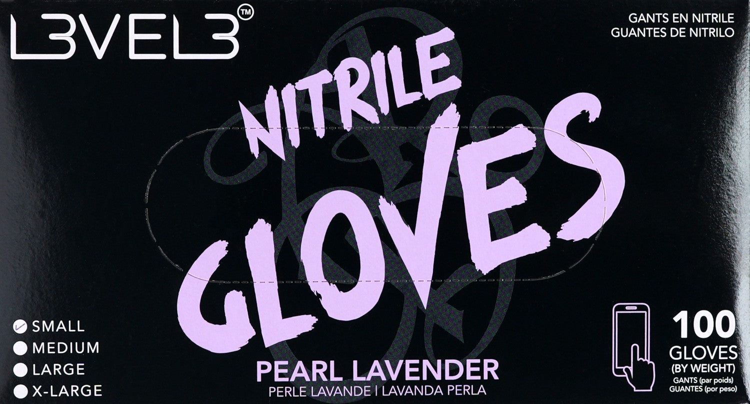 L3VEL3 Nitrilhandschuhe Small Pearl Lavender