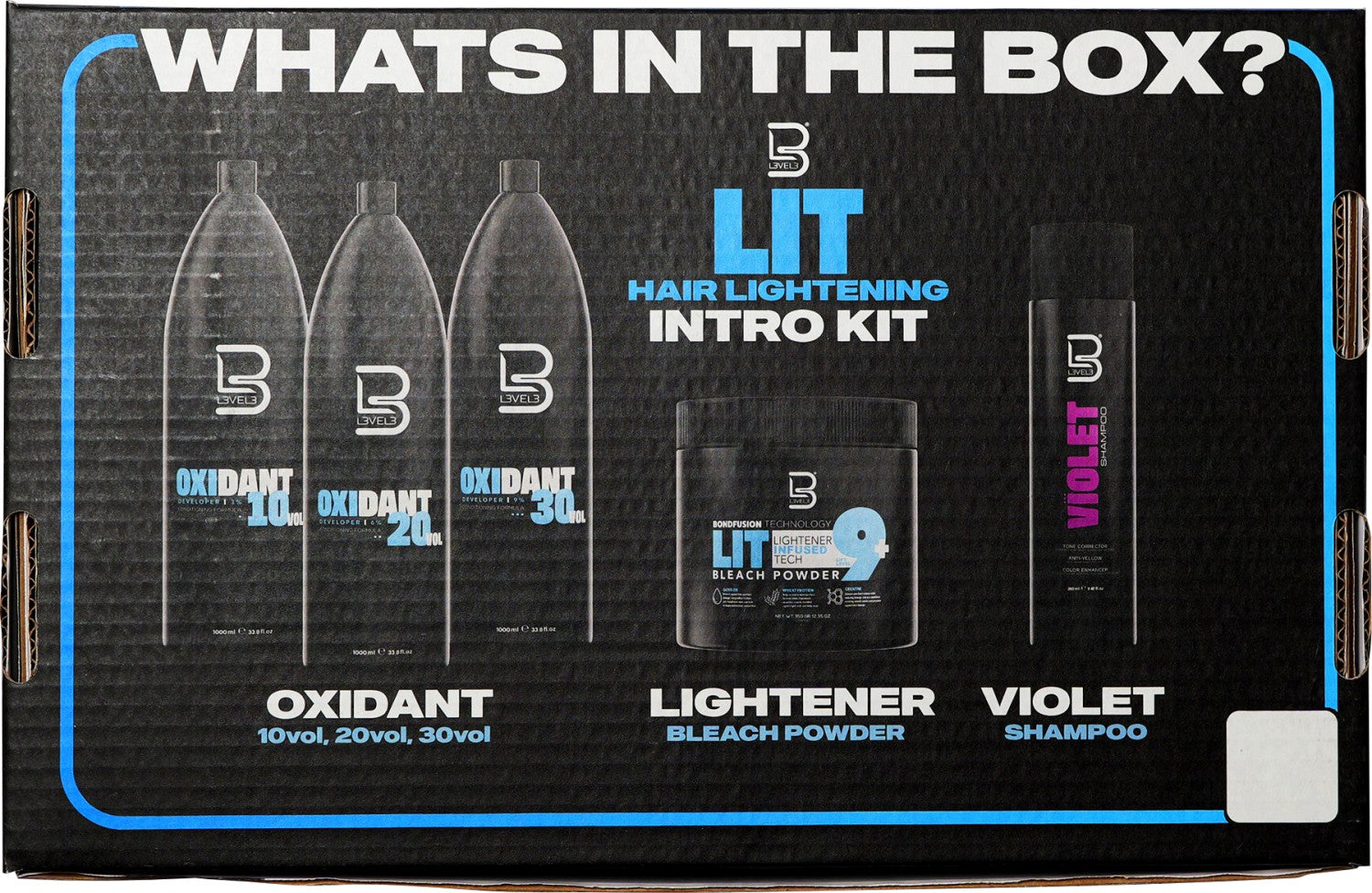 L3VEL3 LIT Haaraufhellungs Einsteiger Set