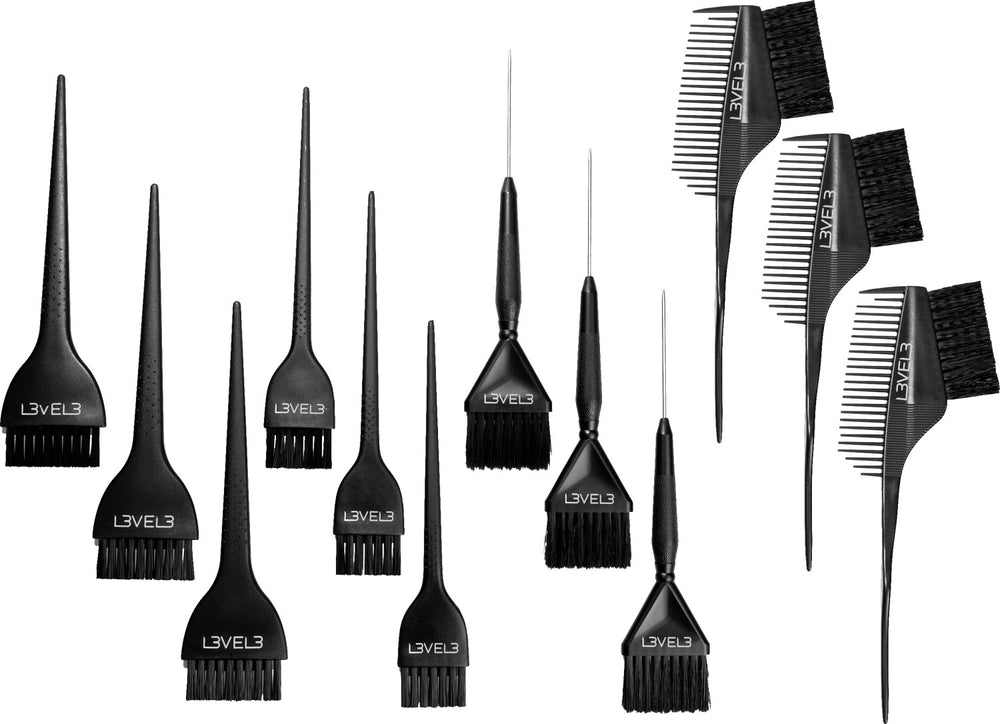 L3VEL3 Farbpinselset 12er Pack