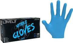 L3VEL3 Nitrilhandschuhe Medium Blue