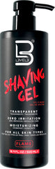 L3VEL3 Shaving Gel Flame 500 ml