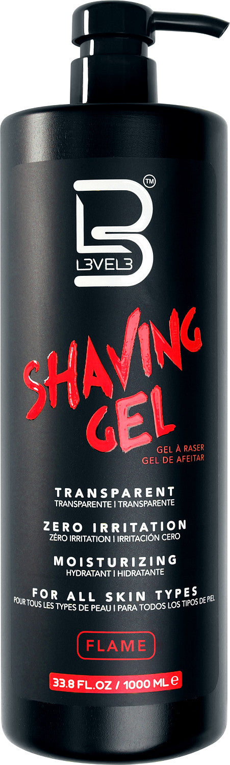 L3VEL3 Shaving Gel Flame 1000 ml