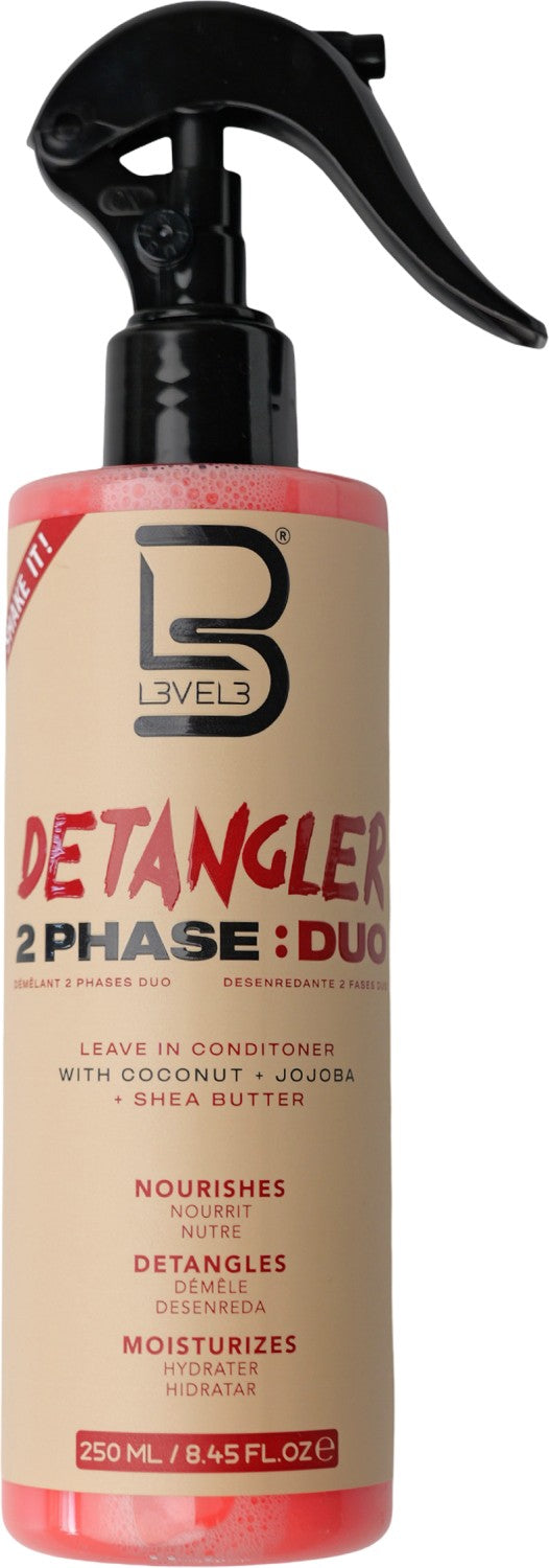 L3VEL3 Detangler 2 Phase Duo Spray 250 ml