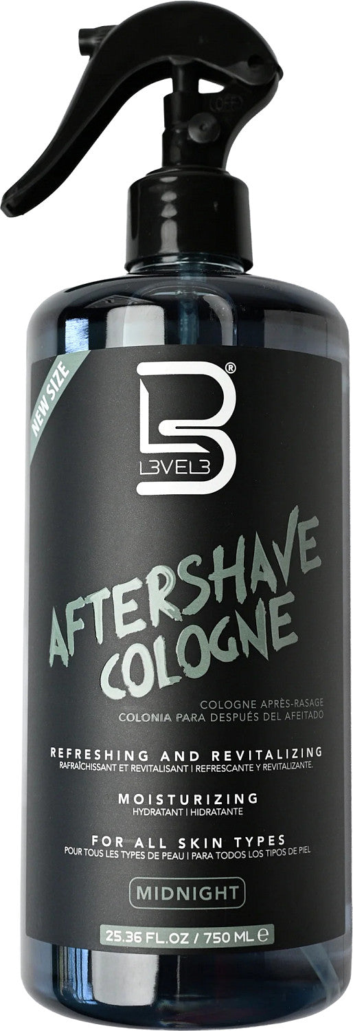 L3VEL3 Aftershave Cologne Midnight 750 ml