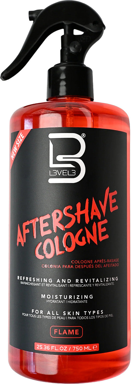 L3VEL3 Aftershave Cologne Flame 750 ml