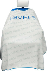 L3VEL3 Umhang mit Gummikragen Blau