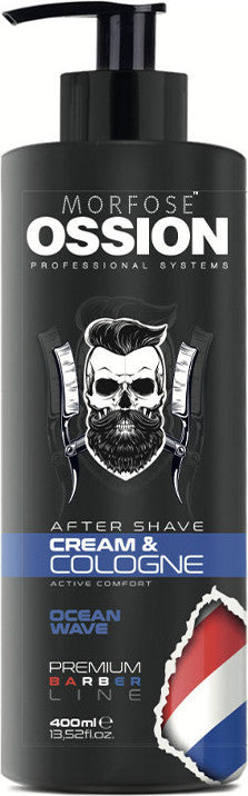Morfose Ossion Barber Line After Shave Cream & Cologne Ocean Wave 400 ml