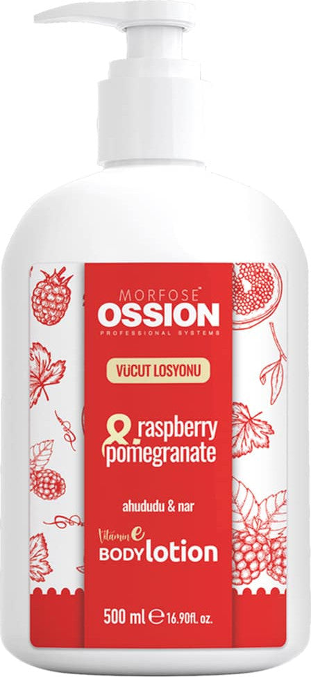 Morfose Ossion Hand & Body Lotion Himbeer Granatapfel 500 ml
