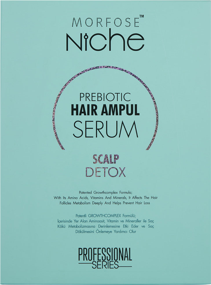 Morfose Niche Scalp Detox Prebiotic Hair Ampul Serum 12x4 ml