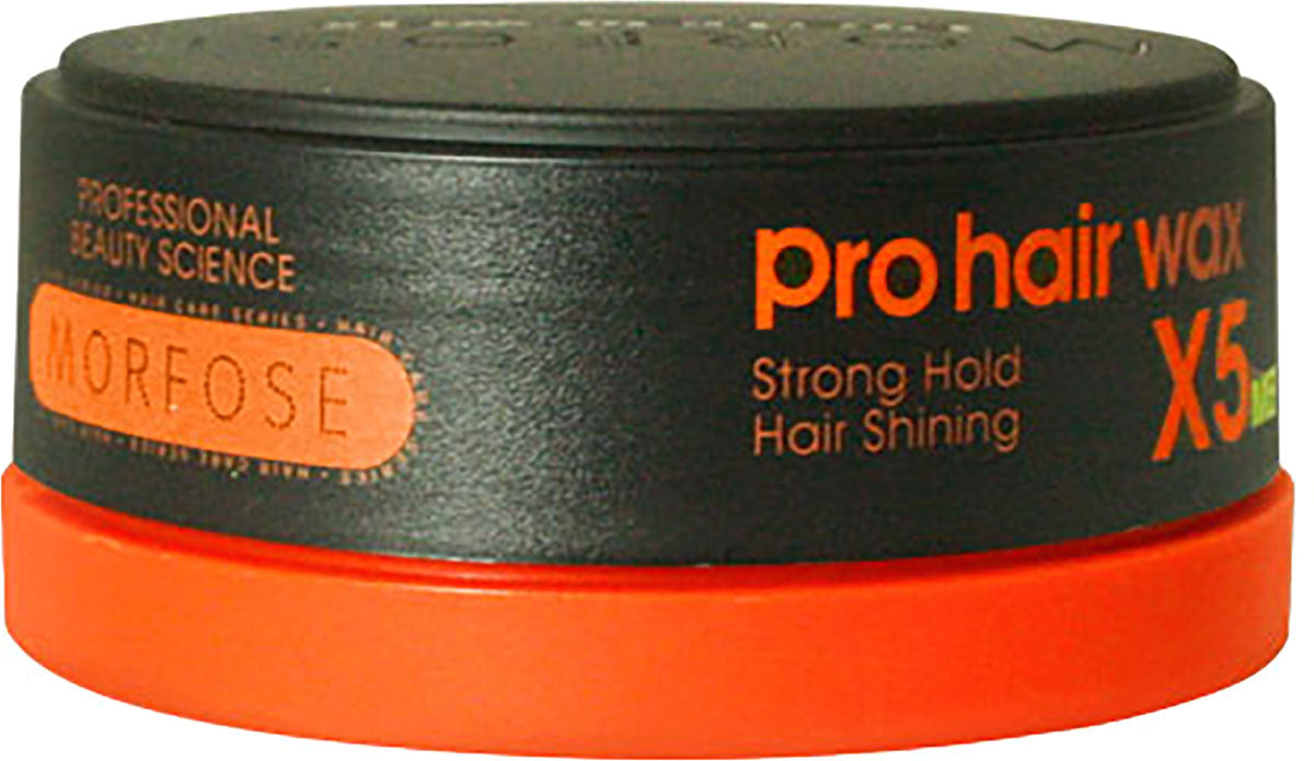 Morfose Pro Hair Wax X5 Strong Hold Orange Men