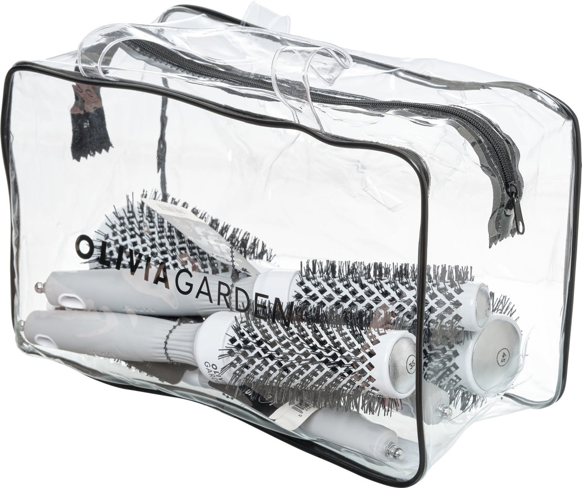 Olivia Garden Expert Blowout Shine White & Grey 5er Set