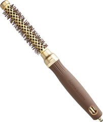 Olivia Garden Expert Blowout Shine Wavy Bristles Gold & Brown 15 mm